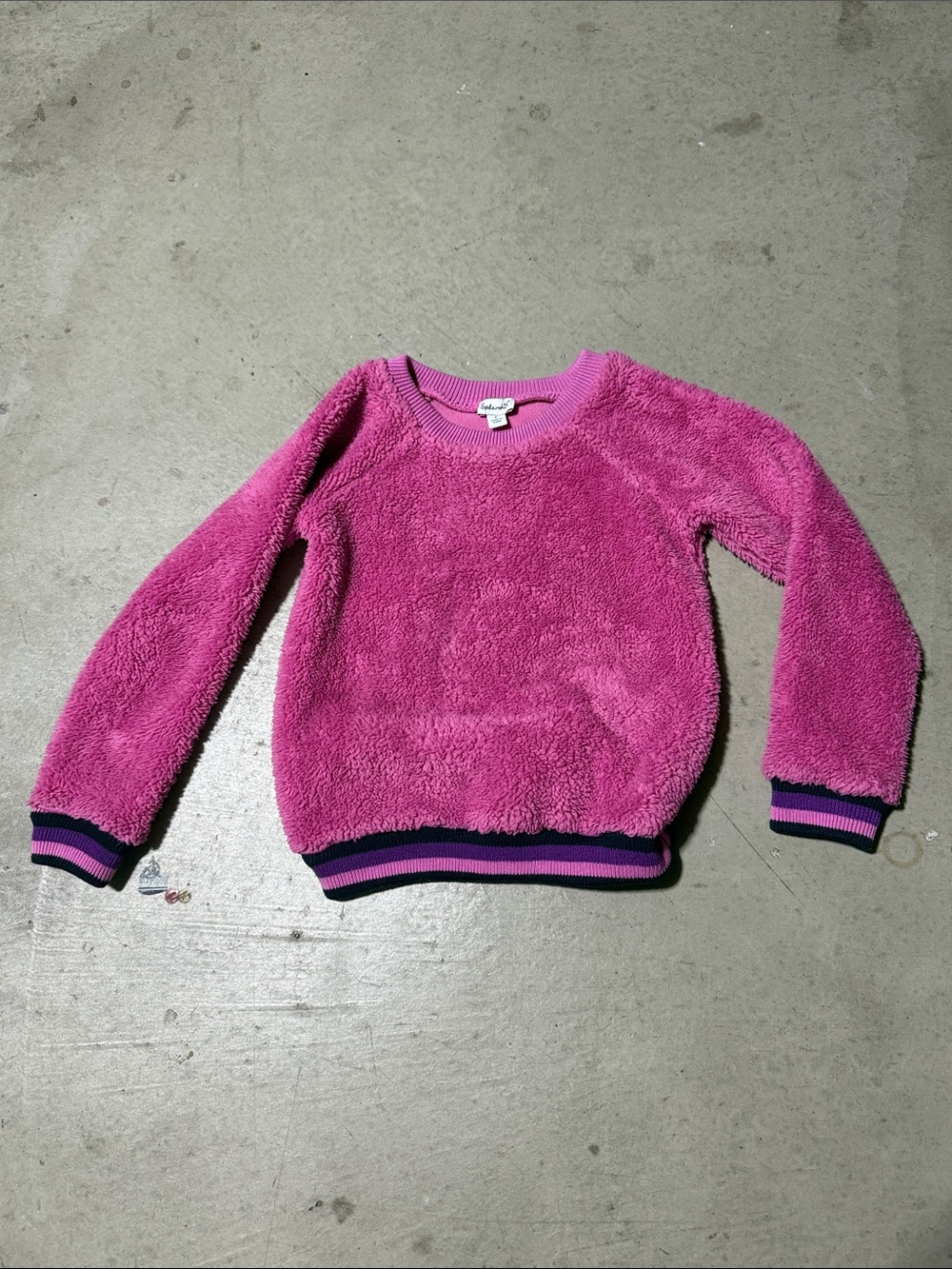 Splendid Pink Fleece Sweatshirt